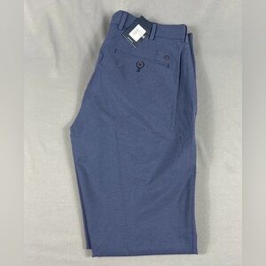 Peter Millar Golf Pants Crown Crafted Surge 32 x 30 Navy Blue Polyester